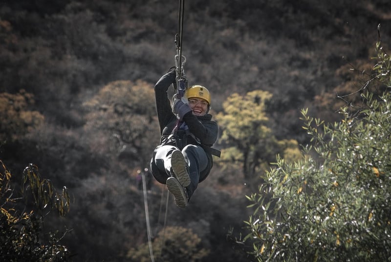 Zip-lining